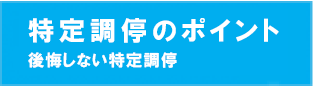 特定調停のポイント